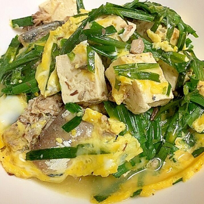 さば水煮缶と豆腐とニラの玉子とじ 納豆のたれ活用 レシピ 作り方 By まいまい917 楽天レシピ さば水煮缶と豆腐とニラの玉子とじ 納豆のたれ活用 レシピ 作り方 By まいまい917 楽天レシピ